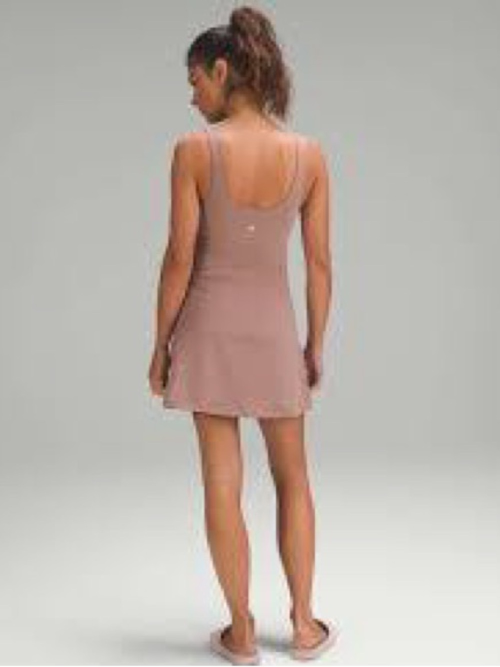 Lululemon Twilight Rose Align Sleeveless Mini Dress with Shorts Size 8 - Picture 2 of 7